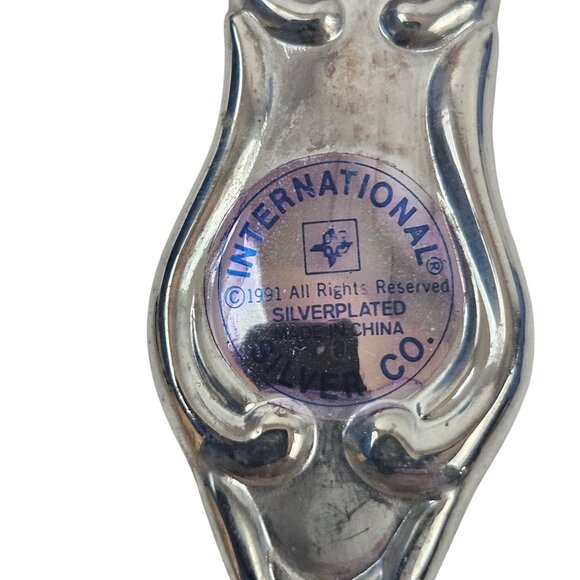 Christmas Spreader Knives Cake Server Santa Snowman Holiday Flatware Lot Charcut - Picture 4 of 12